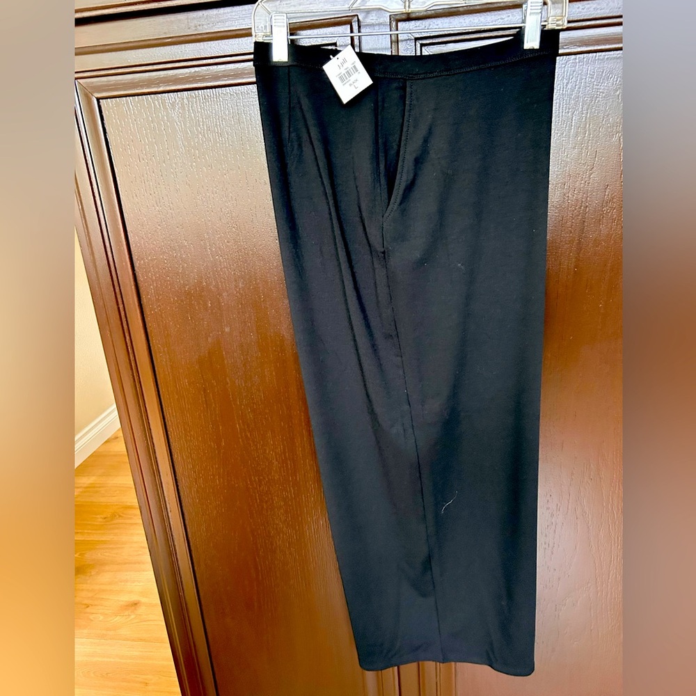 J. Jill Black Wide Leg Pants